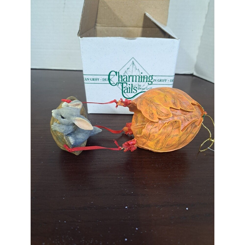 Charming Tails Holiday Balloon Ride Ornament
